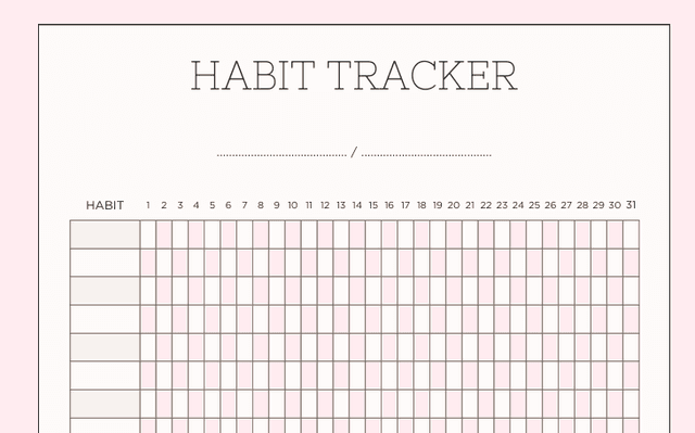 30-Day Habit Tracker